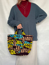 ファブリック・ブックトート - ゼブラリーブス -