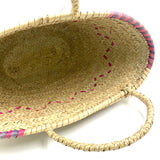 Uganda Simple Basket -Pink-