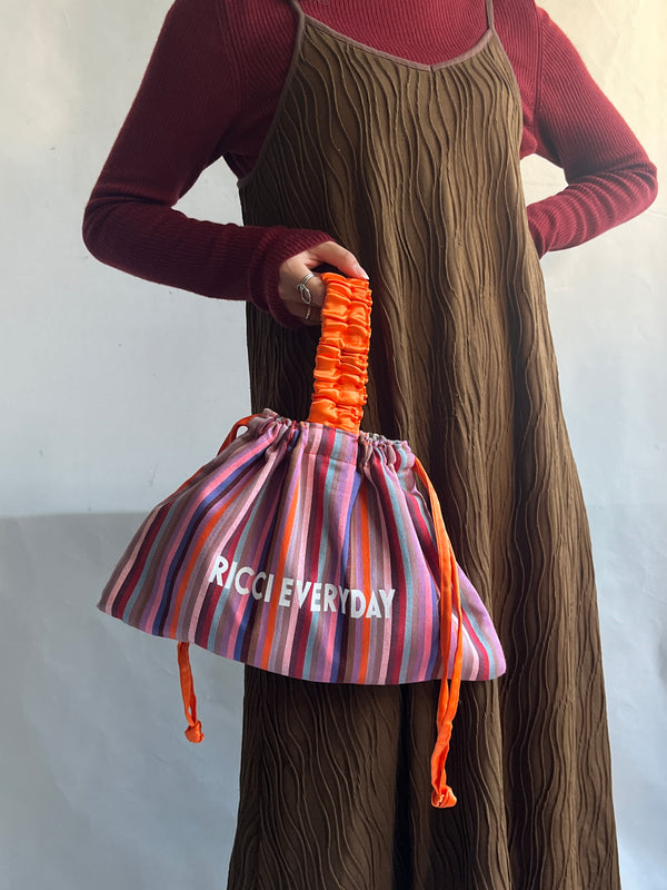 One -handle Kin -chasta satin -orange x purple-