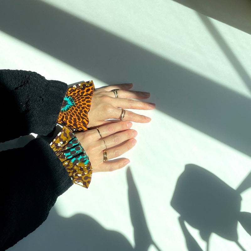 Sleeve -Big Eye Orange & Brown-
