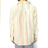 キコイ・シンプルシャツ- ベージュストライプ -