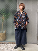 リラックス・ロングシャツ - 羽ばたきのあと -