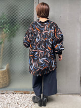リラックス・ロングシャツ - 羽ばたきのあと -