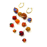 Star Pierce Long -Dot Orange-