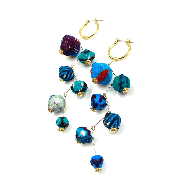 Star Pierce Long -Turquoise Blue-