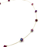Star necklace -purple-