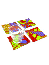 Coasters (set of 4) -Desert jewels-