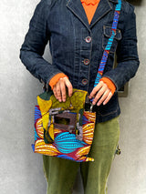 マルシェバッグS - アイ・ピンクイエロー＆イエローオレンジ -