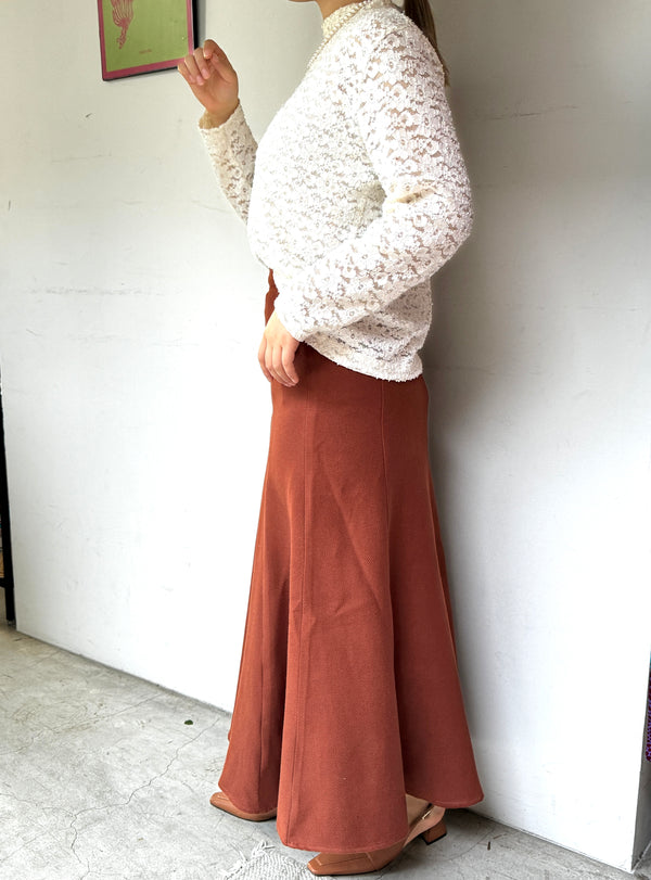 Kiki Mermaid Skirt -Brown-