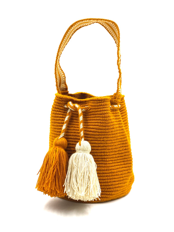 Mochira Simple Handbag -Orange-