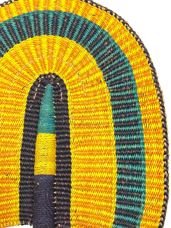 Elephant Glass / Uchiwa-Yellow