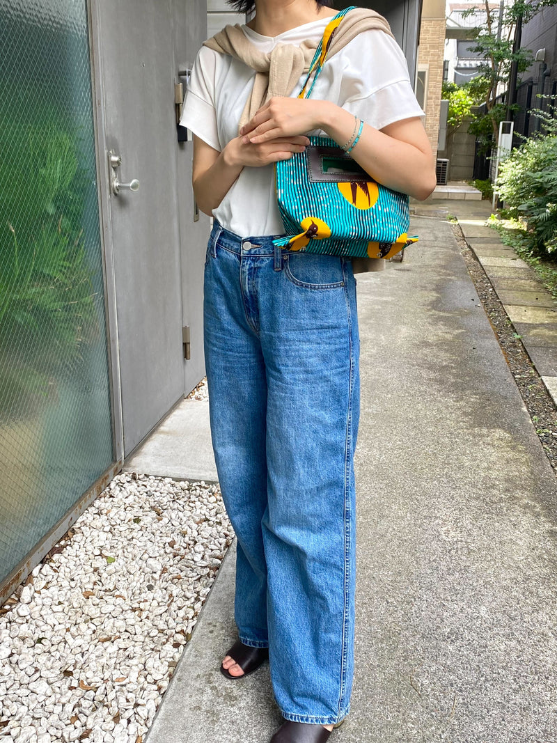 Akello Pochette 38  -Swallow Turquoise & Yellow--