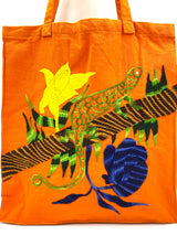 Akello Bag 4WAY 38  -Big Eye Turquoise Orange & Brown-
