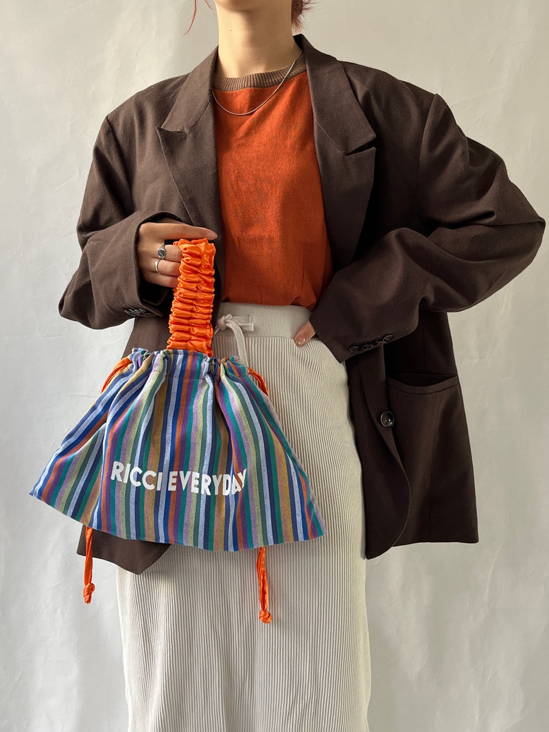 One handle, kin -chasta, satin -orange x blue-