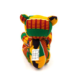 アフリカンプリント・テディベアw/ギフトバッグ - サンシャイン・モザイク -