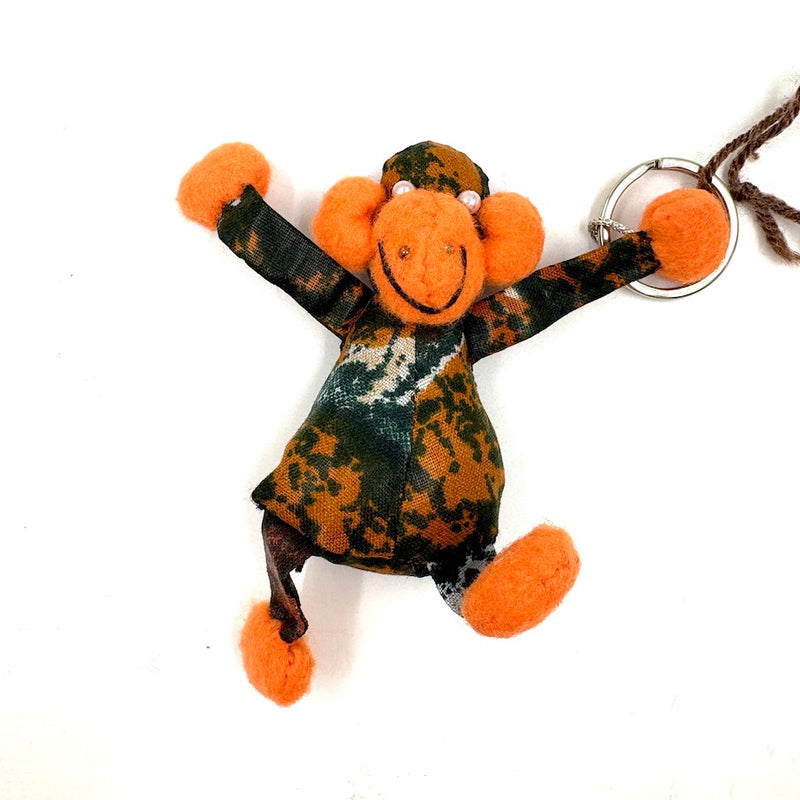 チンパンジーキーホルダー - オレンジモス -