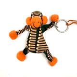 チンパンジーキーホルダー - オレンジゼブラ -