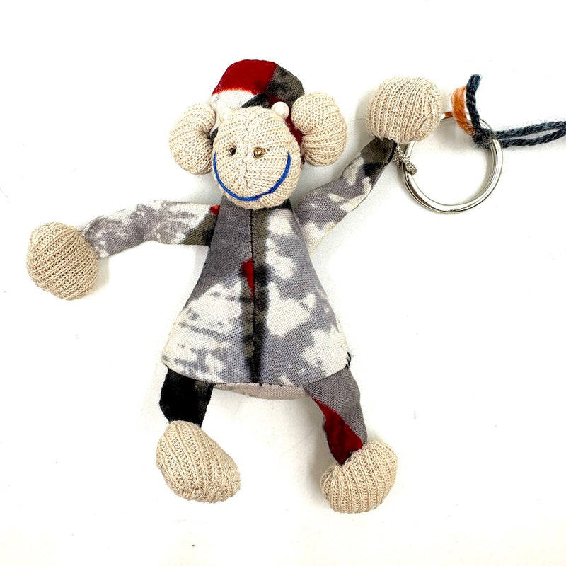 チンパンジーキーホルダー - グレークラウド -