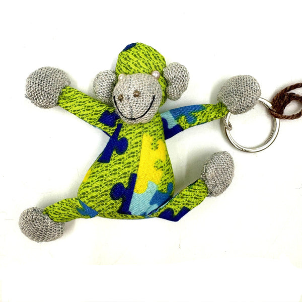 チンパンジーキーホルダー - ライムパズル -