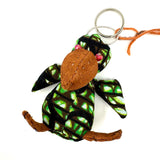 ハシビロコウ・バーククロス・キーホルダー - ミントフォレスト -
