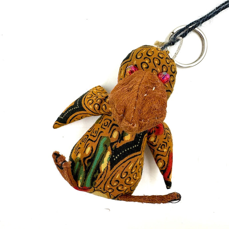 ハシビロコウ・バーククロス・キーホルダー - ゴールデンサファリ -