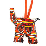 アニマルドール・チャーム・ゾウ  - サンセットレッド -