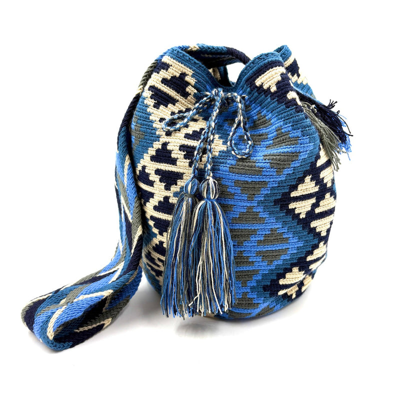 モチーラ・ドスエブラス L - ブルー＆ブラック -