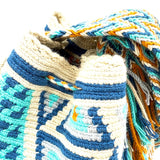 モチーラ・ドスエブラス L - ライトブルー＆ブラウン -