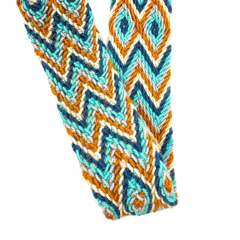 モチーラ・ドスエブラス L - ライトブルー＆ブラウン -