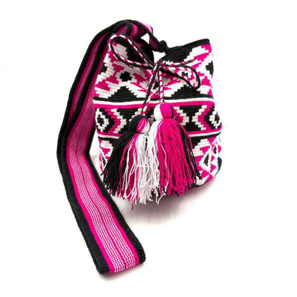 モチーラ・ウナエブラM - ピンク＆ブラック -