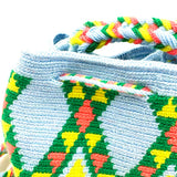 モチーラ・ウナエブラSS - ライトブルー＆グリーン -