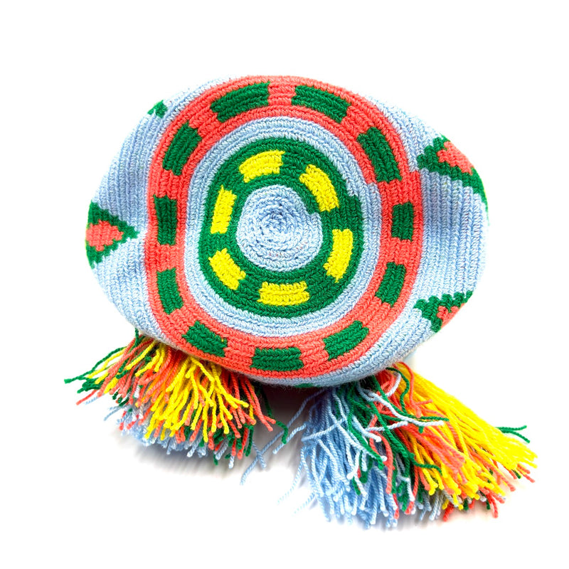 モチーラ・ウナエブラSS - ライトブルー＆グリーン -