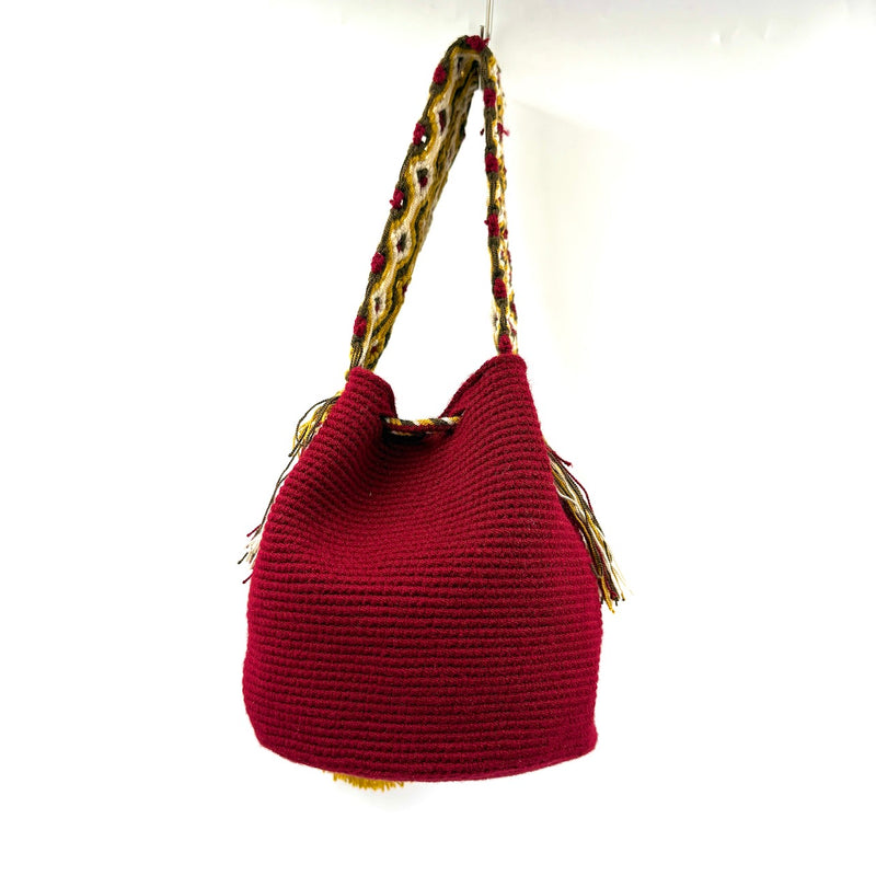 モチーラ・フリンジ・ハンドバッグ - レッド -