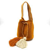 モチーラ・シンプル・ハンドバッグ - オレンジ -