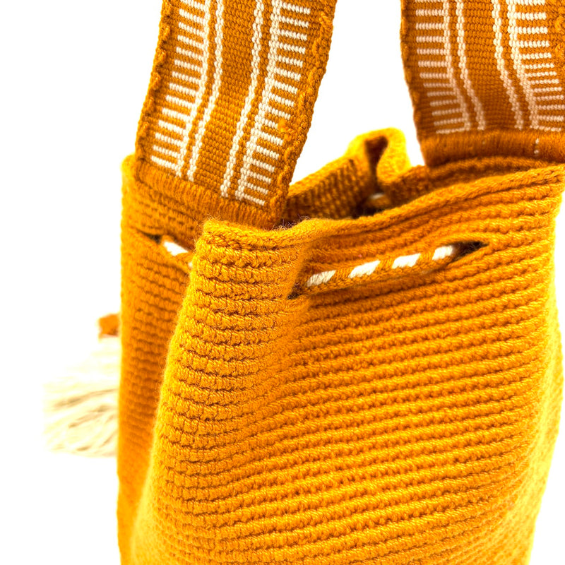 モチーラ・シンプル・ハンドバッグ - オレンジ -