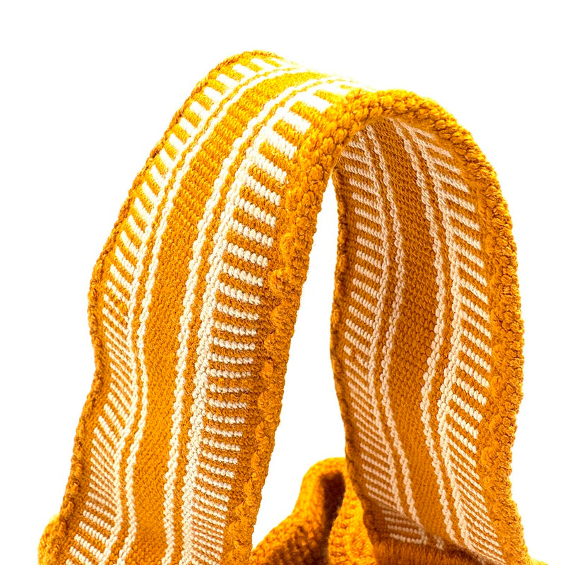 モチーラ・シンプル・ハンドバッグ - オレンジ -