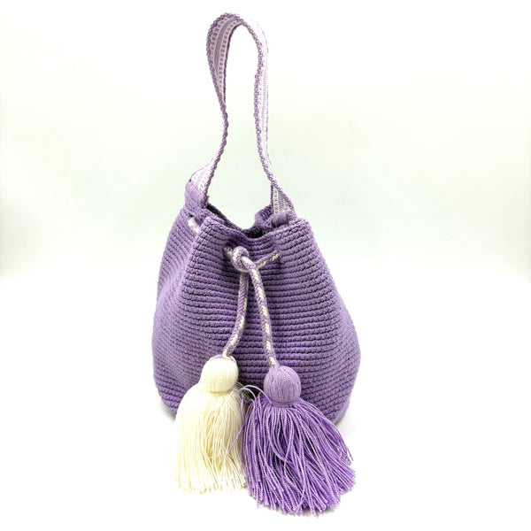 モチーラ・シンプル・ハンドバッグ - ラベンダー -