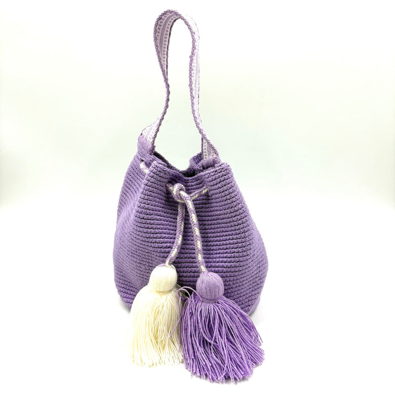 モチーラ・シンプル・ハンドバッグ - ラベンダー -