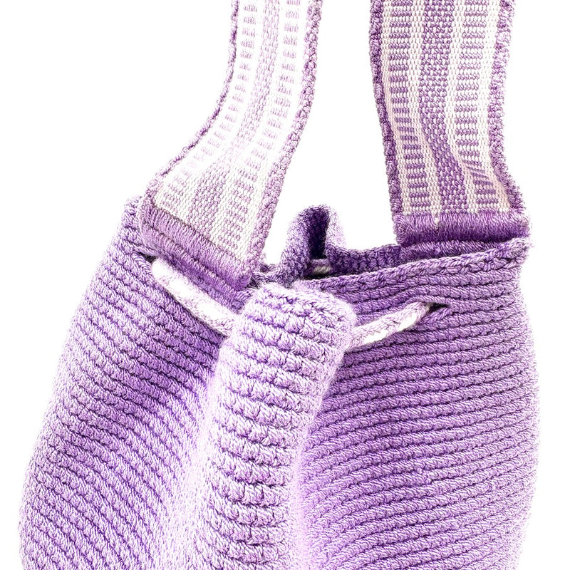 モチーラ・シンプル・ハンドバッグ - ラベンダー -