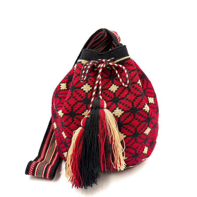 モチーラ・ウナエブラL - レッド＆ブラック -