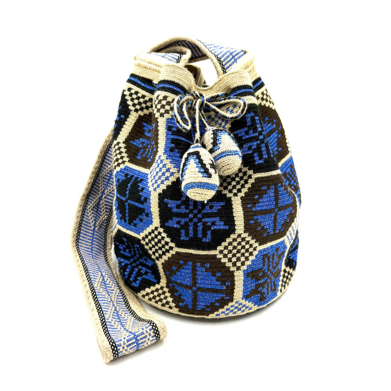 モチーラ・ウナエブラ・スパークルＬ - ブルー＆ホワイト -