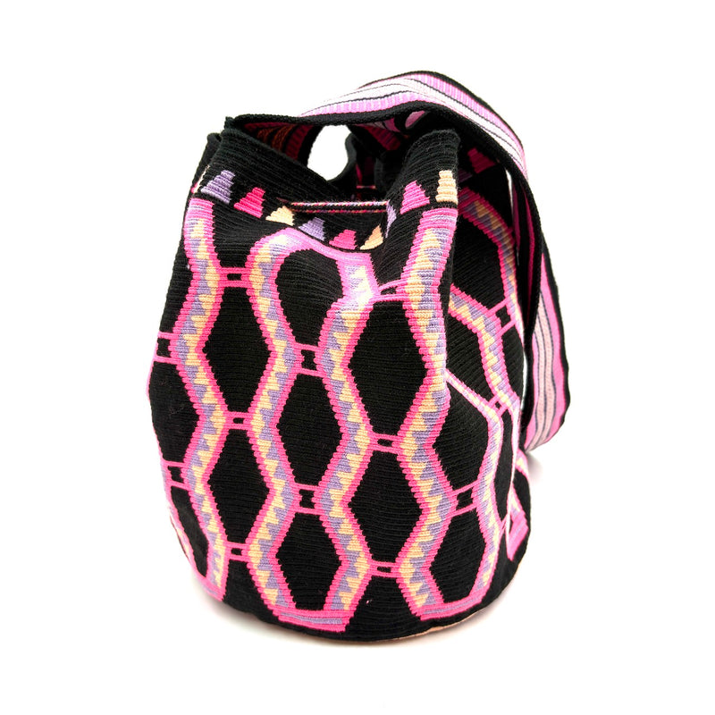 モチーラ・ウナエブラL - ピンク＆ブラック -