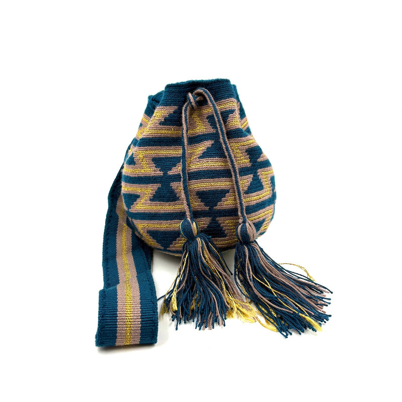 モチーラ・ウナエブラ・スパークルS - ネイビー＆イエロー -