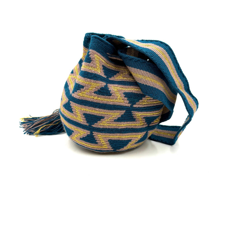 モチーラ・ウナエブラ・スパークルS - ネイビー＆イエロー -