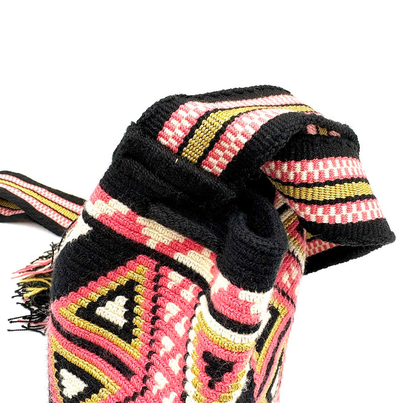 モチーラ・ウナエブラ・スパークルS - ブラック＆ピンク -