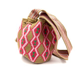 モチーラ・ウナエブラ・スパークルS - ライトブラウン＆ローズ -