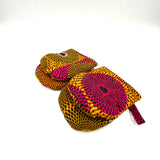 キッチンミトン - アイ・オレンジイエロー＆オレンジピンク -