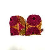 キッチンミトン - アイ・オレンジイエロー＆オレンジピンク -