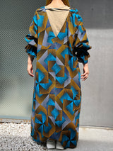 キャンディ・スリーブ・ドレス - オリガミ -