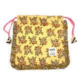 【saruche】ショッパーバッグM - ハニー・フラワー -